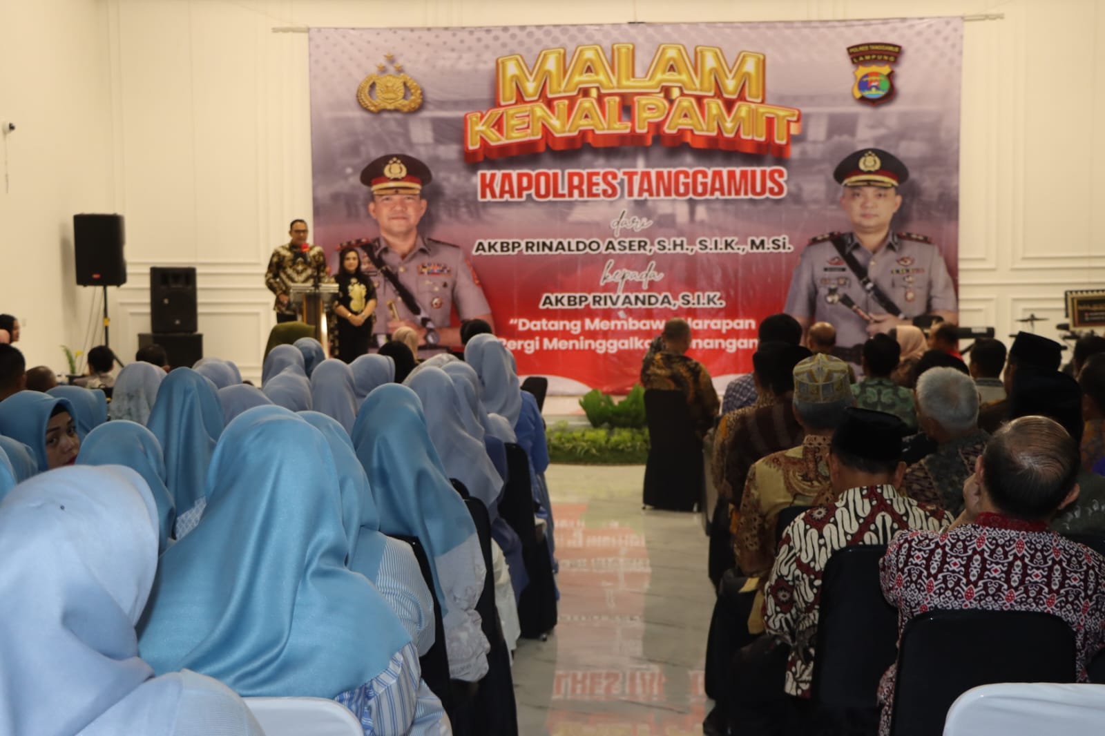 Pj.Bupati Tanggamus : Terimakasih AKBP Rinaldo Asser, Selamat Datang AKBP Rivanda