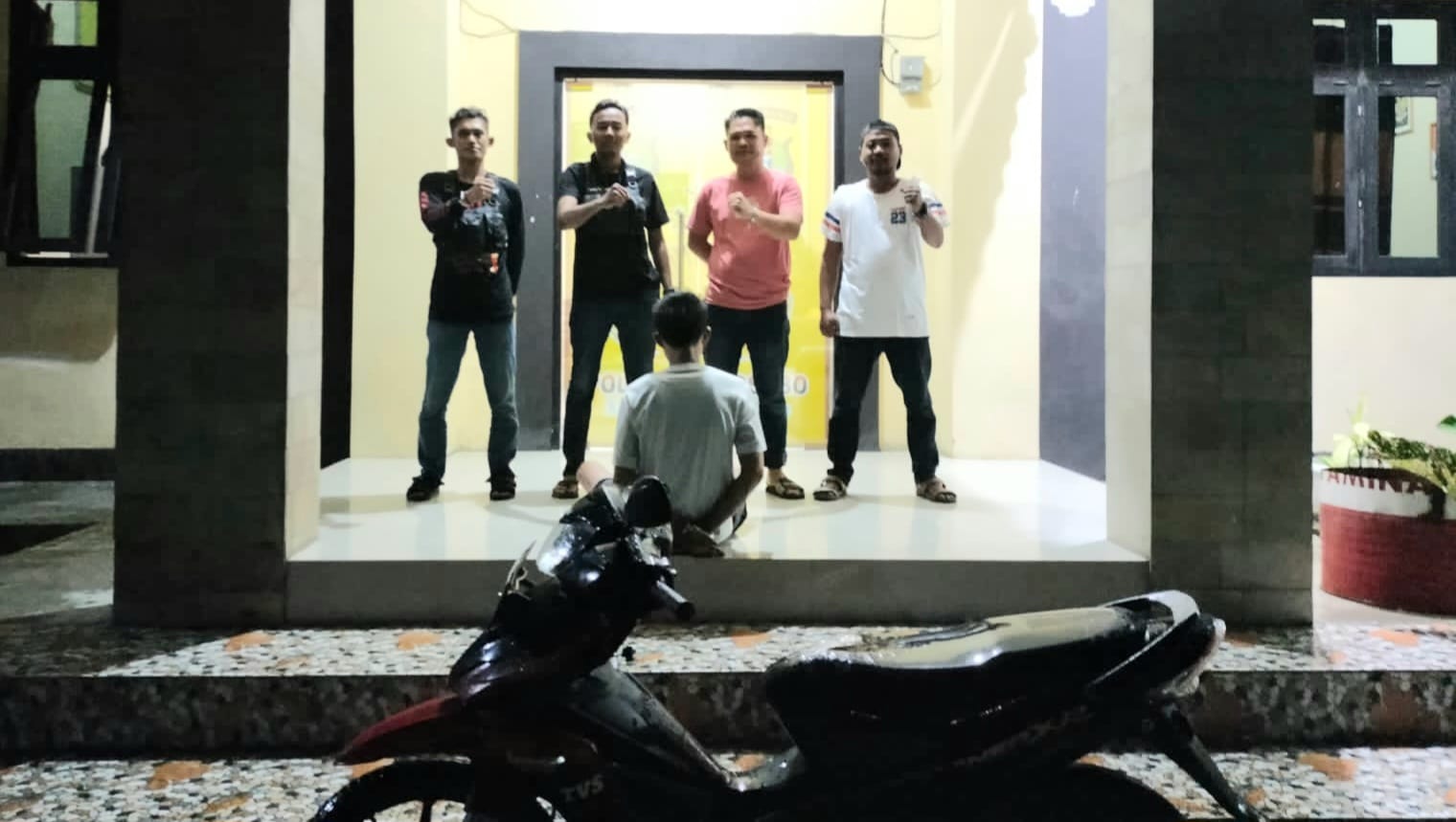 Warga Pekon Gunung Doh Inisial SS Ditangkap Aparat Usai Maling Motor Di Wonosobo