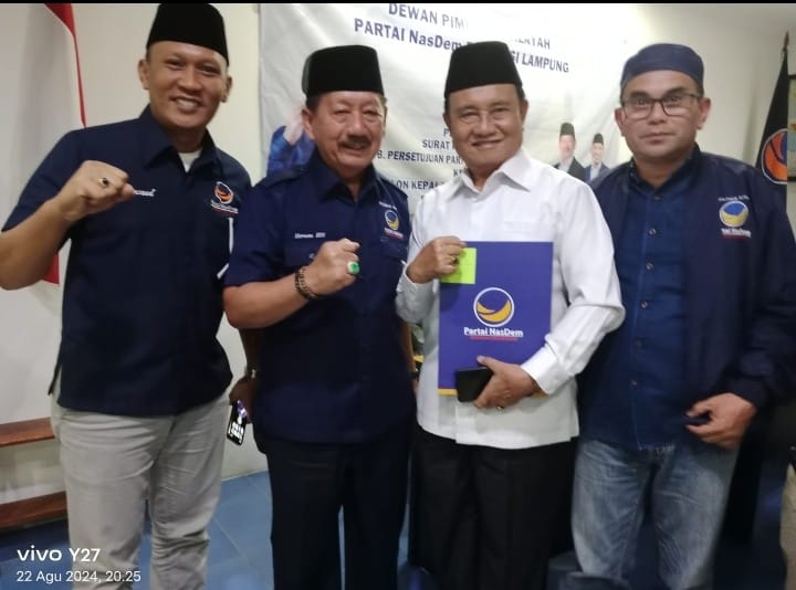 Direstui PDIP dan Nasdem, Harapan Parosil Koalisi Bersinergi Menangkan Pilkada Lampung Barat 2024