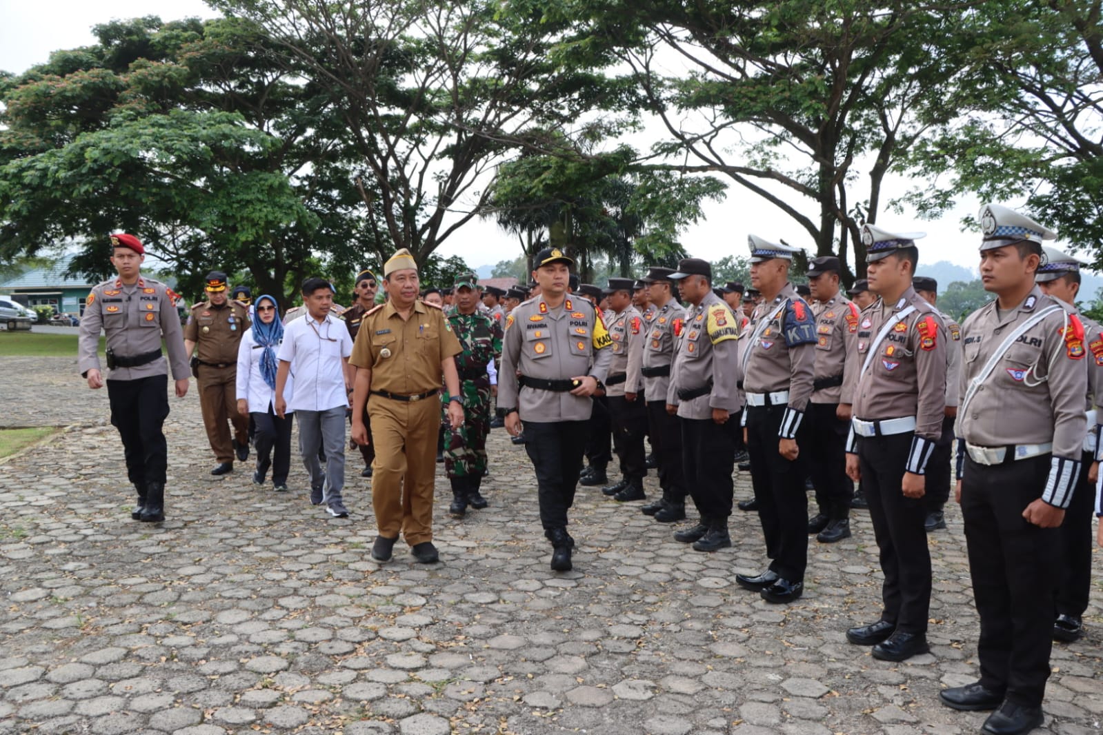 Polres Tanggamus Gelar Pasukan Operasi Mantap Praja Krakatau 2024