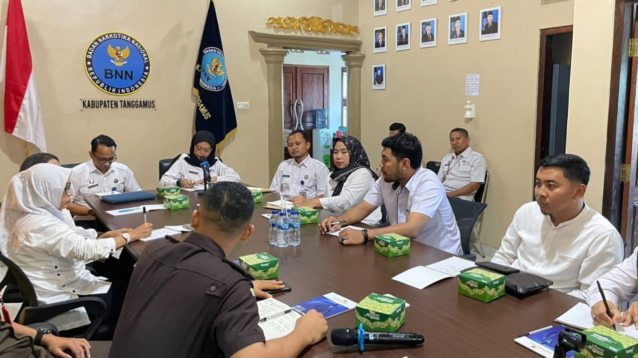 Kasat Narkoba Polres Tanggamus Rapat Bersama BNN, Bahas Apa?