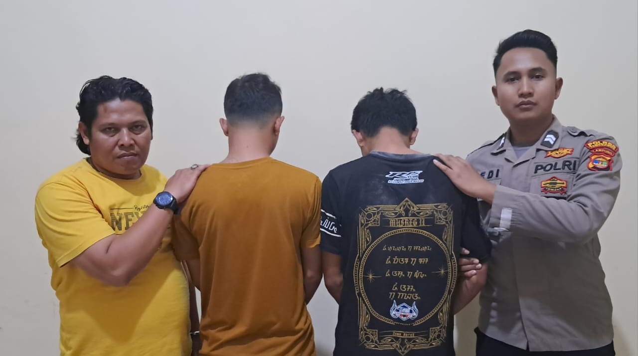 Polsek Talang Padang Bekuk 2 Residivis Pengguna Narkotika