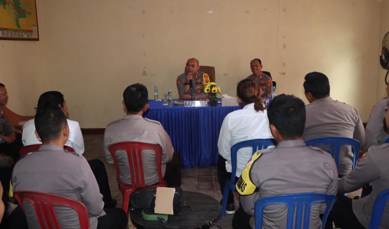 Kapolres Tanggamus Kunjungi Polsek Talang Padang, Bahas Apa?