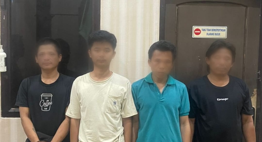 Polres Tanggamus Ungkap Kasus Narkotika, Empat Tersangka Ditangkap di Bulok