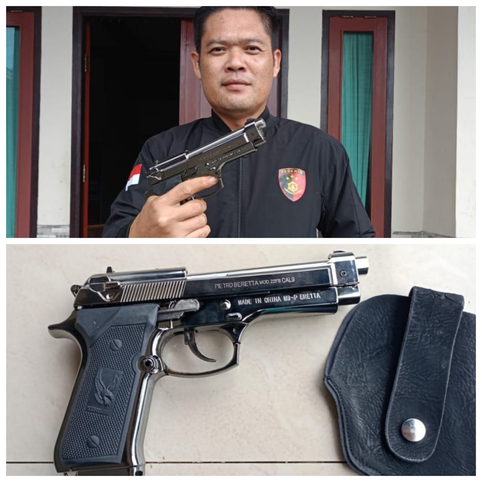 Aparat Polsek Wonosobo Sita Korek Api Berbentuk Senpi Terkait Dugaan Penganiayaan Tukang Parkir