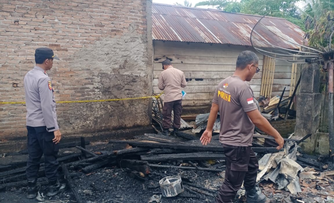 Pasca Kebakaran Sukaraja, Polsek Semaka : Hasil Olah TKP, Insiden Ini Diduga Korsleting Listrik
