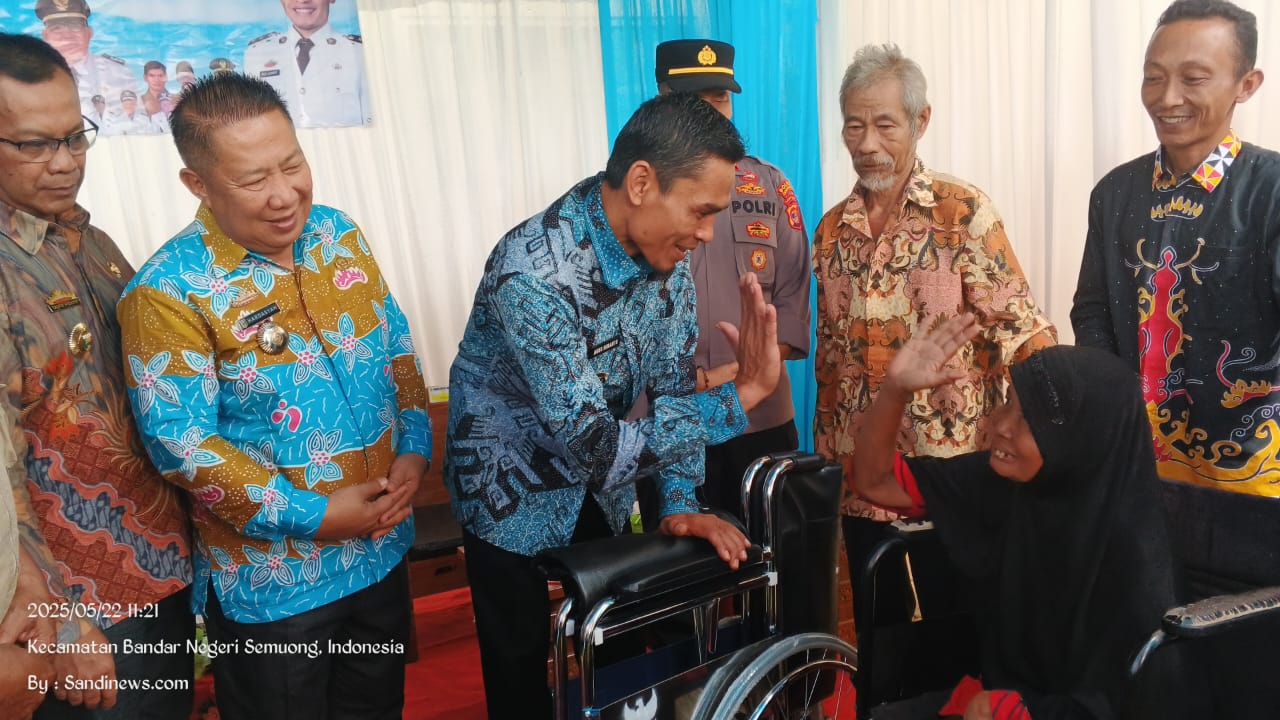 Wabup Tanggamus Hadiri Giat Donor Darah, Bantuan Alkes dan Launching Cek Kesehatan Gratis