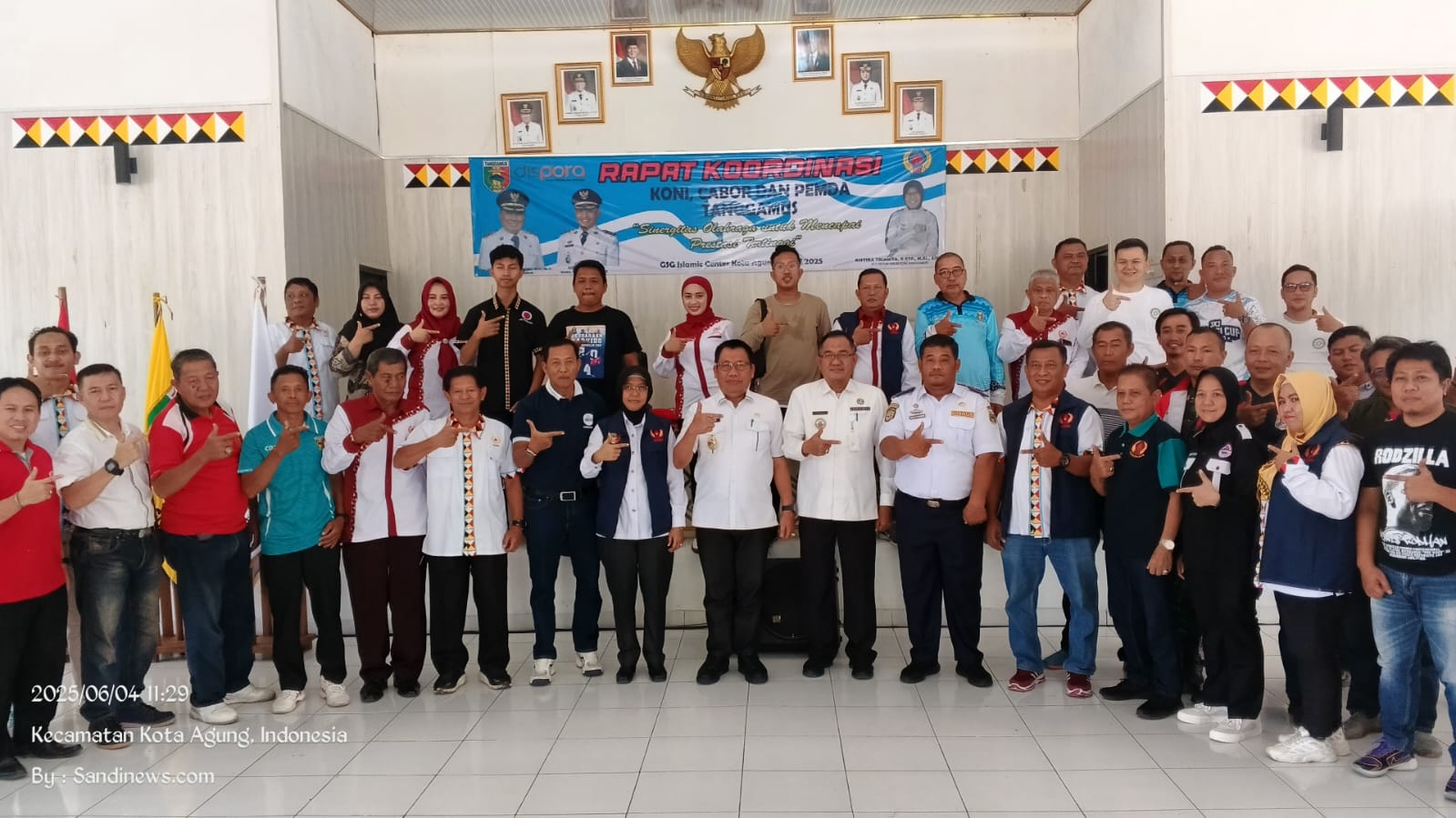 KONI Tanggamus Gelar Rakor Bersama Pemkab dan Pengurus Cabor