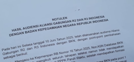 Gelar Aksi Damai di Istana Merdeka, Berikut Hasil Aksi Damai Aliansi Honorer Indonesia Dengan BKN RI