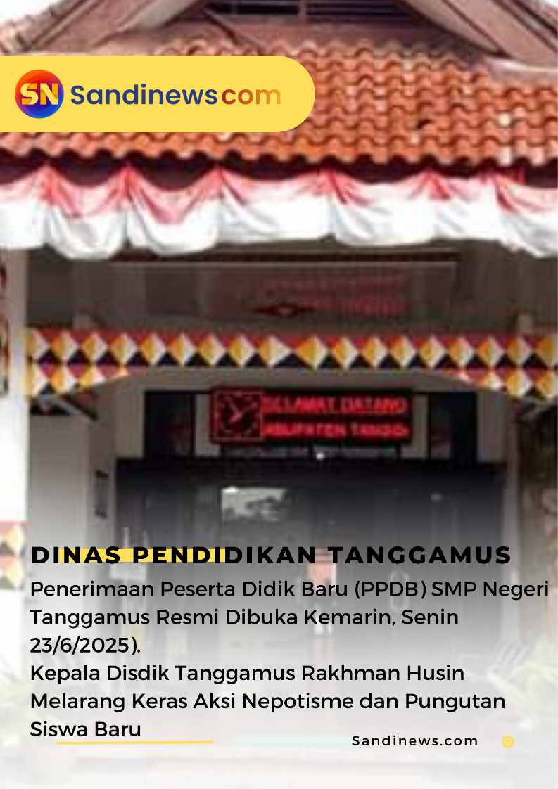 Disdik Tanggamus : Kepala Sekolah dan Dewan Guru Terbukti Nepotisme dan Pungli PPDB Akan Diberhentikan!