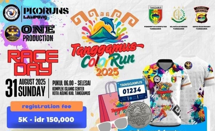 Tanggamus Color Run 2025 Siap Digelar, Pemkab Usung Konsep Tanggamus Bersih, Sehat, dan Tertata