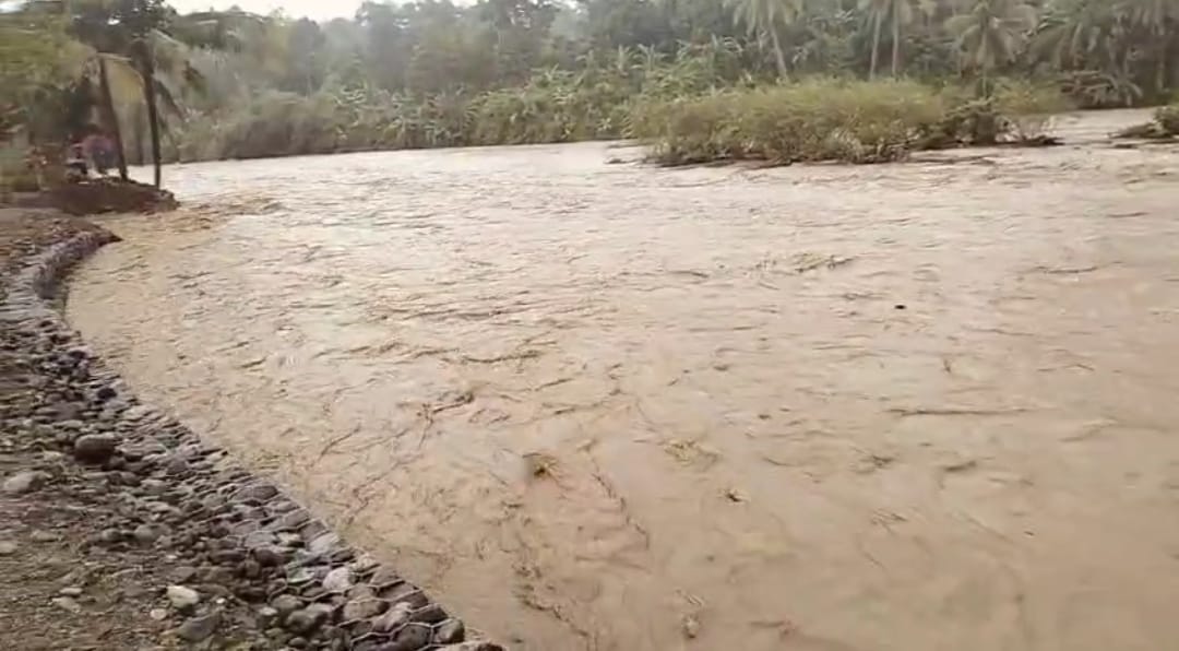 Masyarakat 4 Pekon di Kotaagung Barat Resah Khawatir Sungai Way Belu Meluap