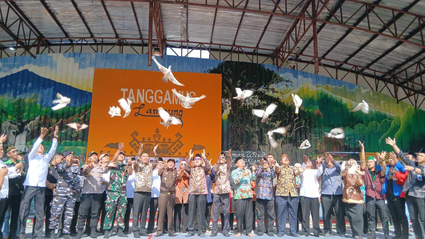 Ciptakan Suasana Aman dan Harmonis, Pemkab Tanggamus Gelar Doa dan Deklarasi Damai