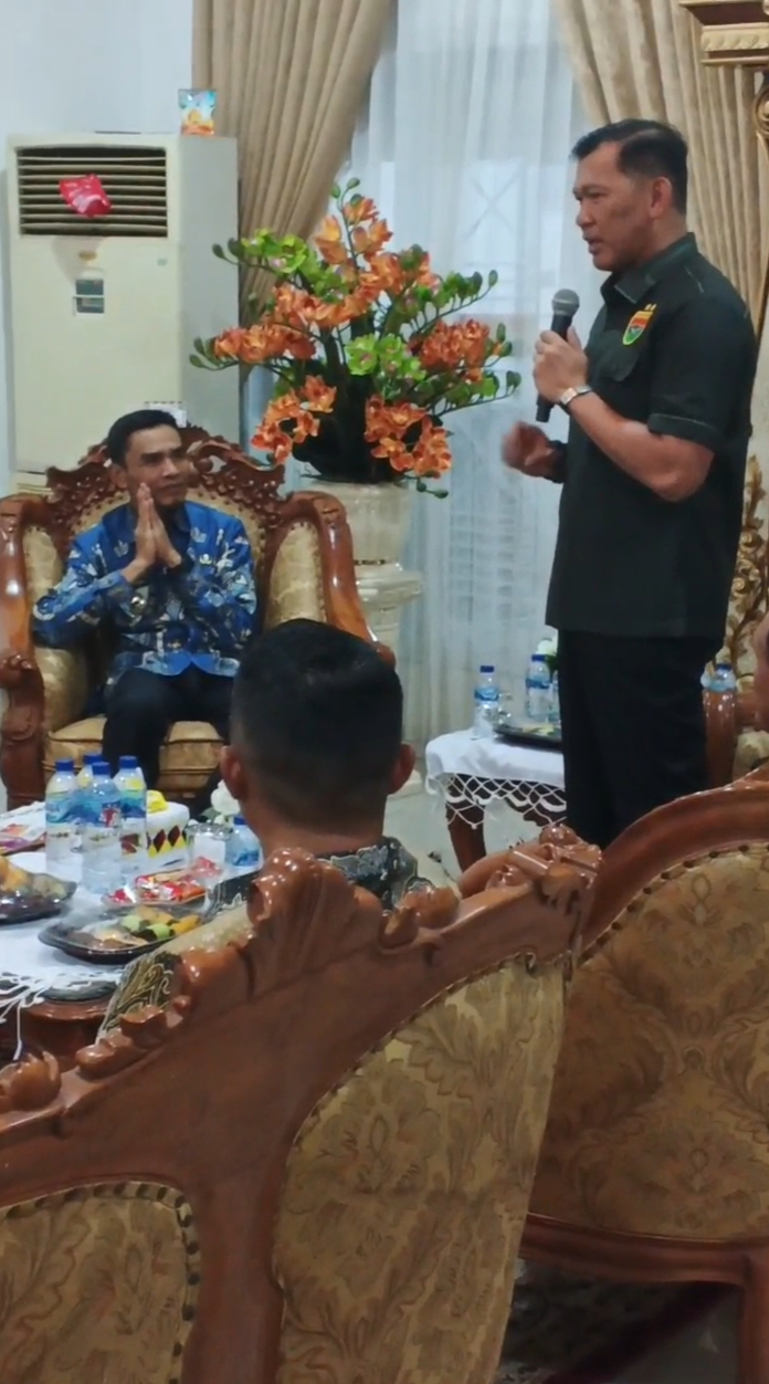 Wabup Tanggamus Sambut Pangdam XXI Raden Inten di Lamban Balak Kotaagung