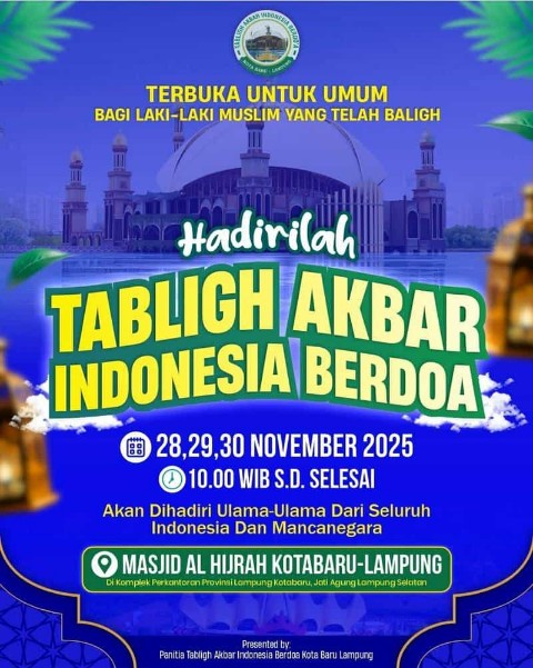 Wakil Ketua DPRD Tanggamus dan Fraksi Gerindra DPRD Tanggamus Pastikan Diri Hadiri Gelaran Ijtima Indonesia Berdoa 2025