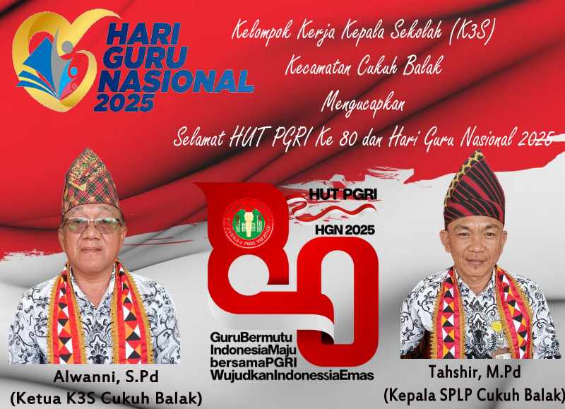 Ketua K3S Cukuh Balak, Alwanni, S. Pd : PGRI Memegang Peranan Untuk Memperjuangkan Nasib Guru