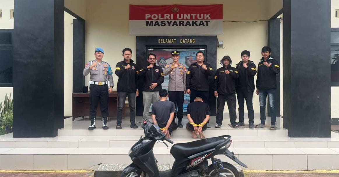 Polsek Pulau Panggung Ungkap Kasus Curas Sepeda Motor Di Pekon Gunung Meraksa
