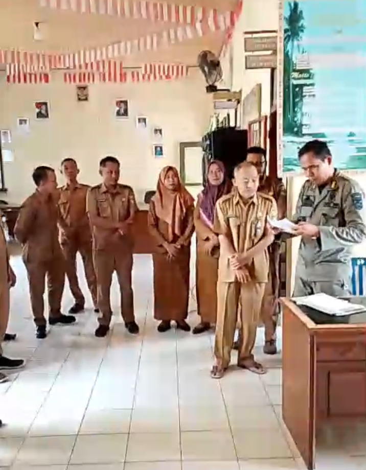 BKPSDM Tanggamus Gelar Sidak di Kecamatan Pematang Sawa
