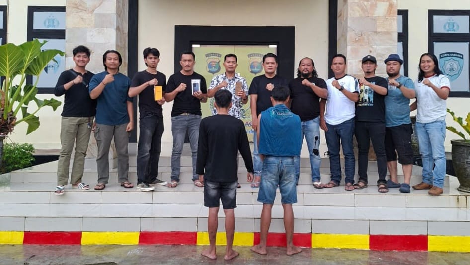 Ungkap Kasus Curat, Polsek Kota Agung Tangkap Dua Penadah Handphone Curian