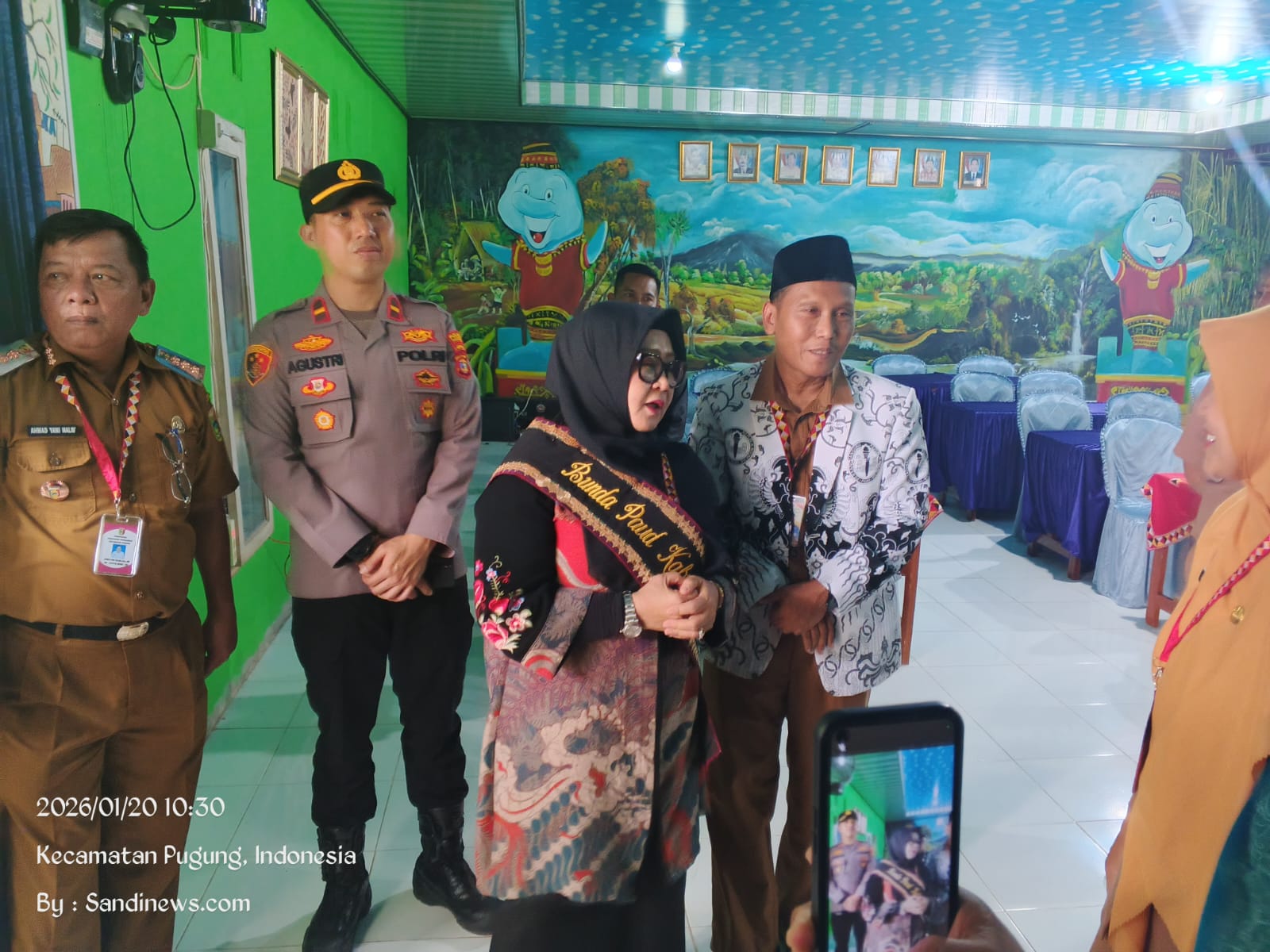 Bunda PAUD Tanggamus Kunjungi SDN 1 Way Jaha, Kepsek : Sekolah Kami Ada Program 4 Jum’at