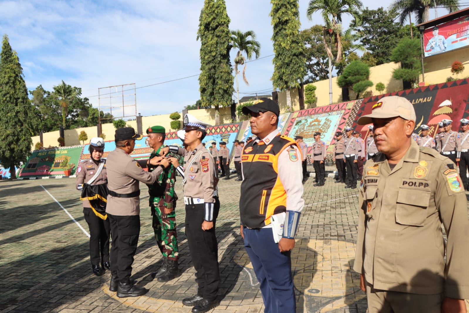 Polres Tanggamus Gelar Apel Operasi Keselamatan Krakatau 2026, Libatkan TNI dan Instansi Terkait