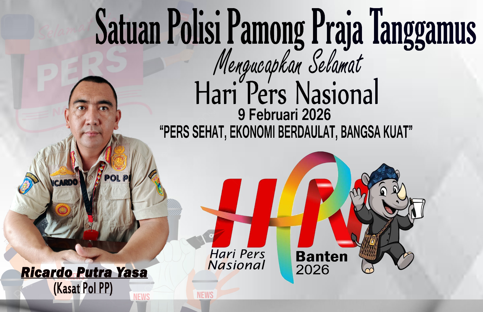 Selamat HPN 2026, Bersinergi Mengawal Informasi Dan Ketertiban