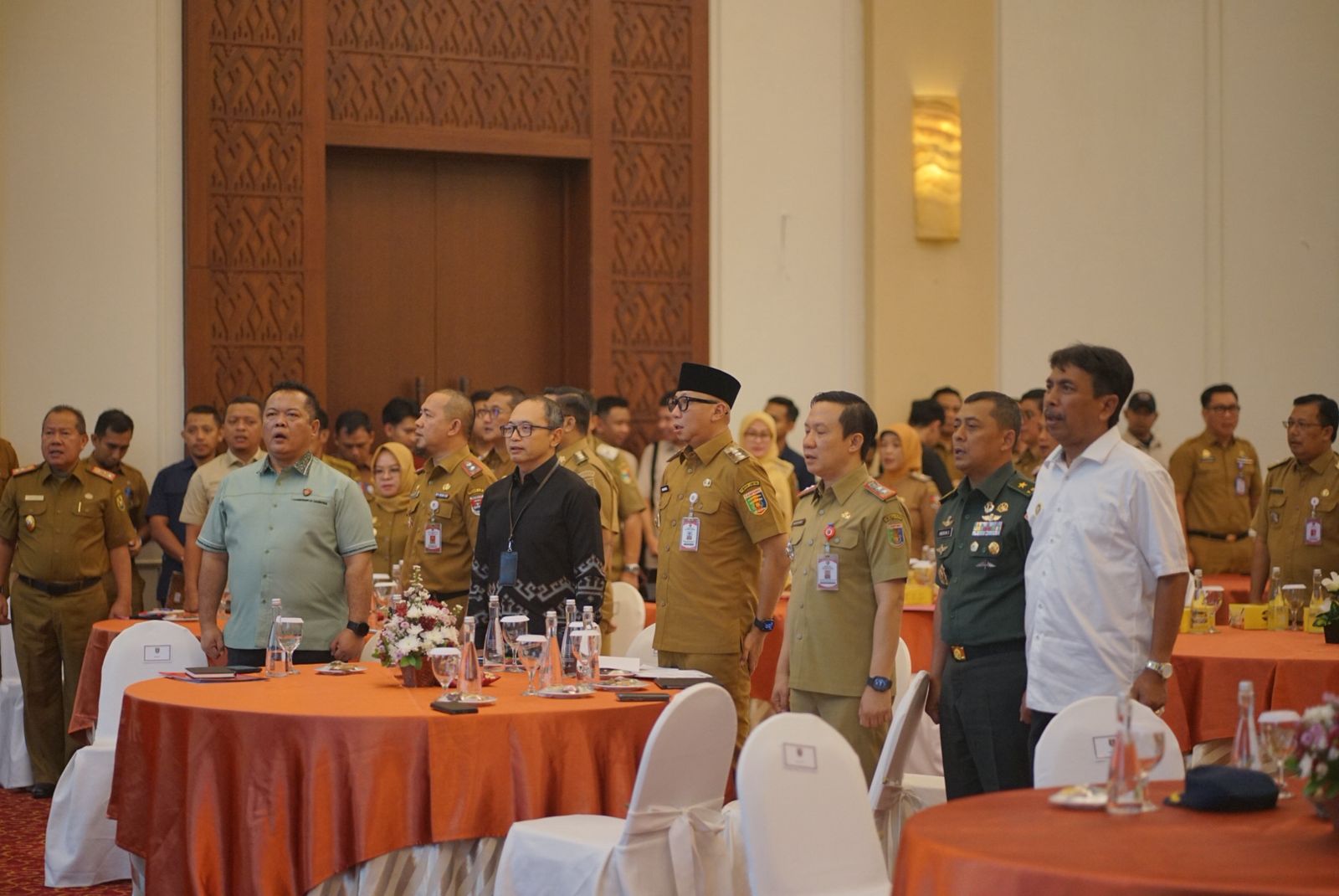 Polda Lampung Tegaskan Komitmen Pengamanan Pangan dalam High Level Meeting TPID Jelang Ramadhan