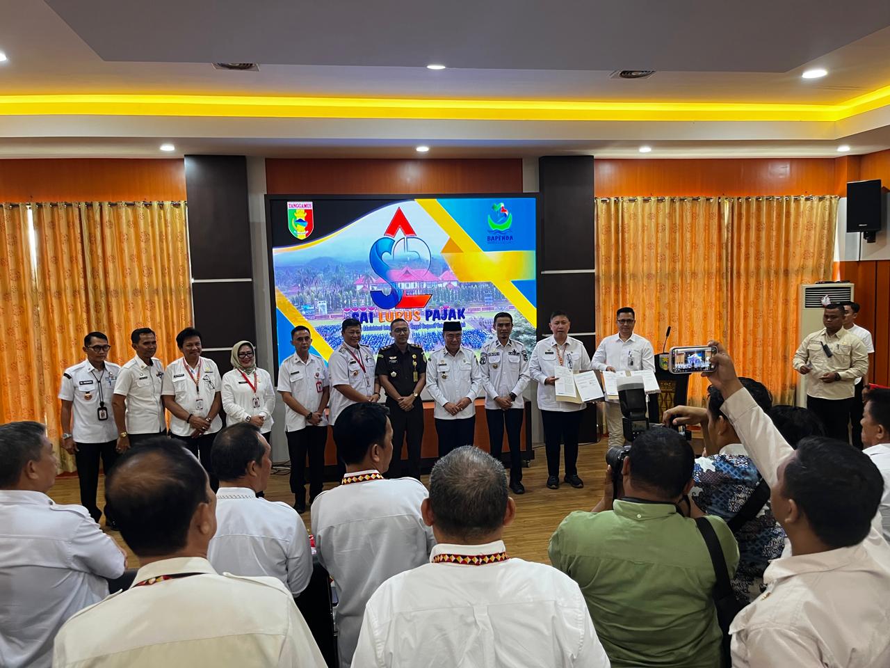 Wujudkan Administrasi Pajak yang Efektif dan Efisien, Bupati Tanggamus Launching Sai Lurus Pajak 