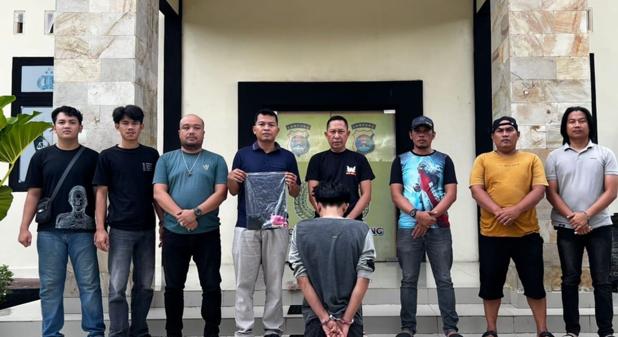 Polsek Kota Agung Dibantu Warga Tangkap Pelaku Percobaan Pencurian di Way Gelang, Dua Rekannya DPO