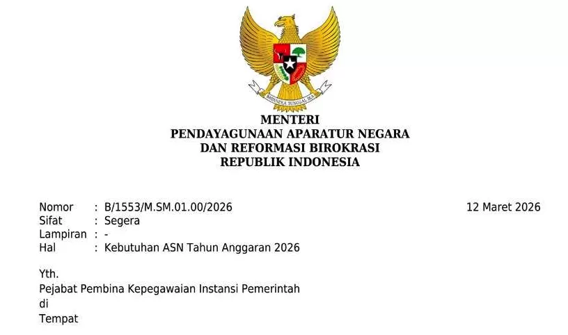 Pemkab Tanggamus Gelar Rakor Bahas SE Menpan RB Usulan Kebutuhan ASN 2026