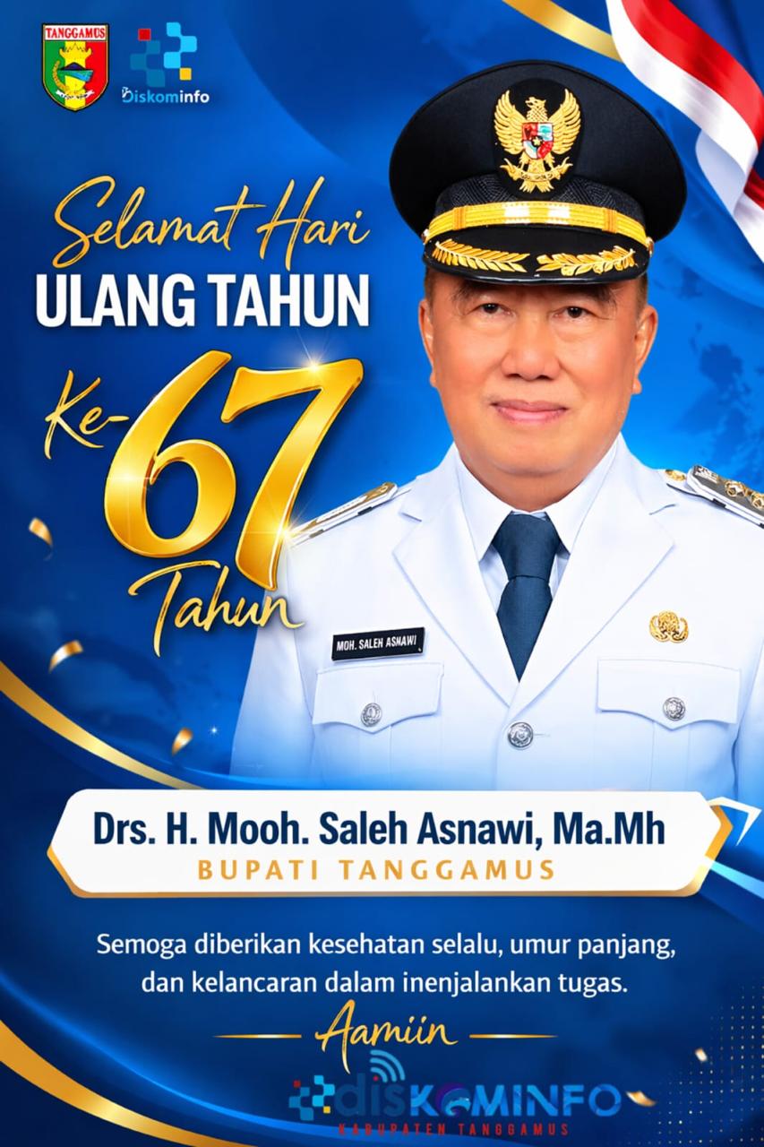 Genap Berusia 67 Tahun, Bupati Tanggamus Gelar Syukuran dan Bagikan Zakat Mal