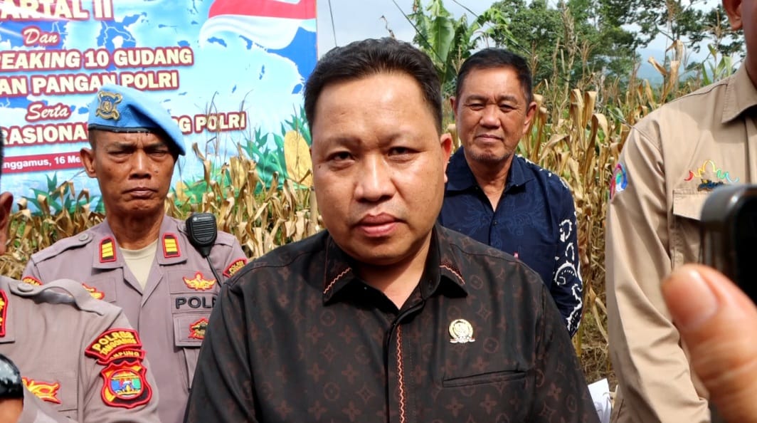 Pemkab dan DPRD Tanggamus Apresiasi Panen Jagung Polres di Ulu Belu, Hasil Capai 9 Ton per Hektare