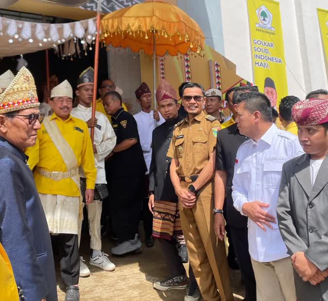 Wabup Tanggamus Hadiri Kegiatan DPD II Golkar Tanggamus, Gelam dan Temu Kader