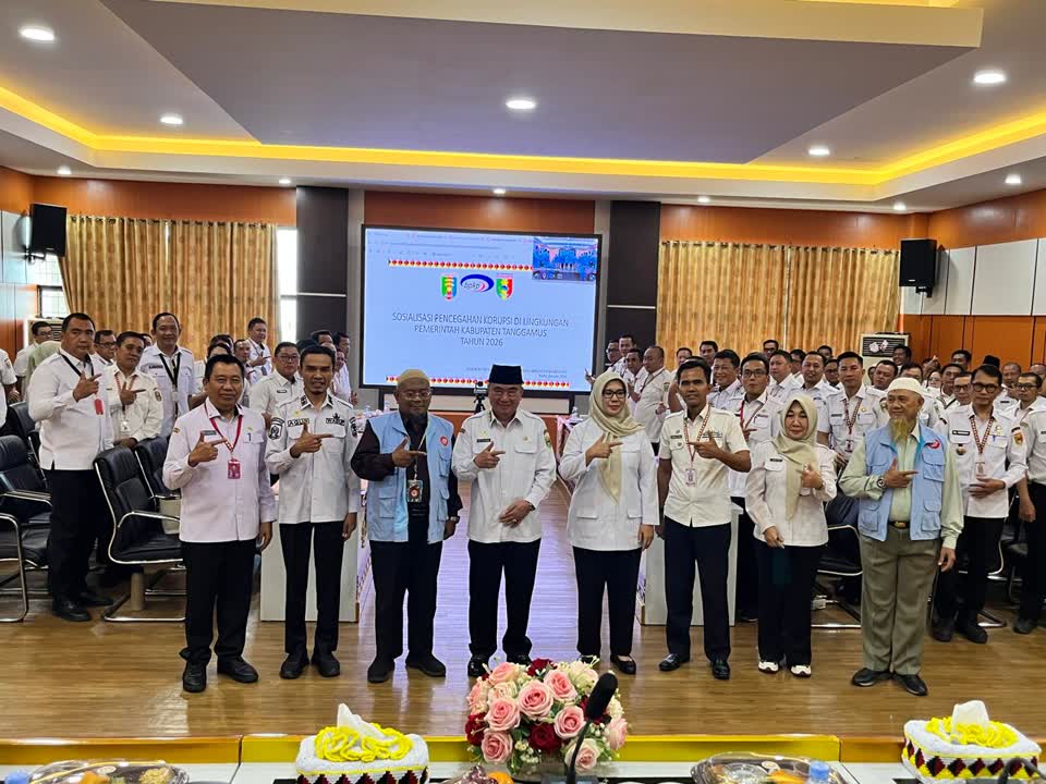 Pemkab Tanggamus Gelar Sosialisasi Pencegahan Korupsi, Saleh Asnawi : Komitmen Pemkab Bangun Budaya Integritas Antikorupsi