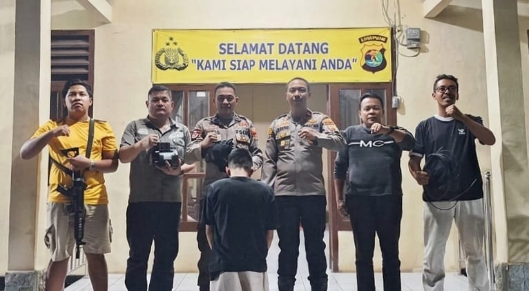 Polsek Pugung Tangkap Residivis, Pelaku Pencurian Mesin Pompa Air Milik Warga