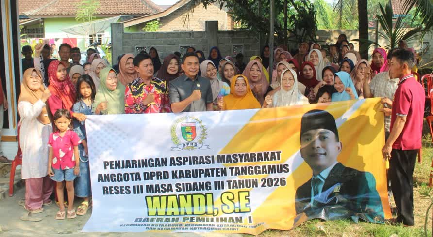 Gelar Reses di Pekon Penanggungan, Wandi SE Siap Perjuangkan Aspirasi Masyarakat