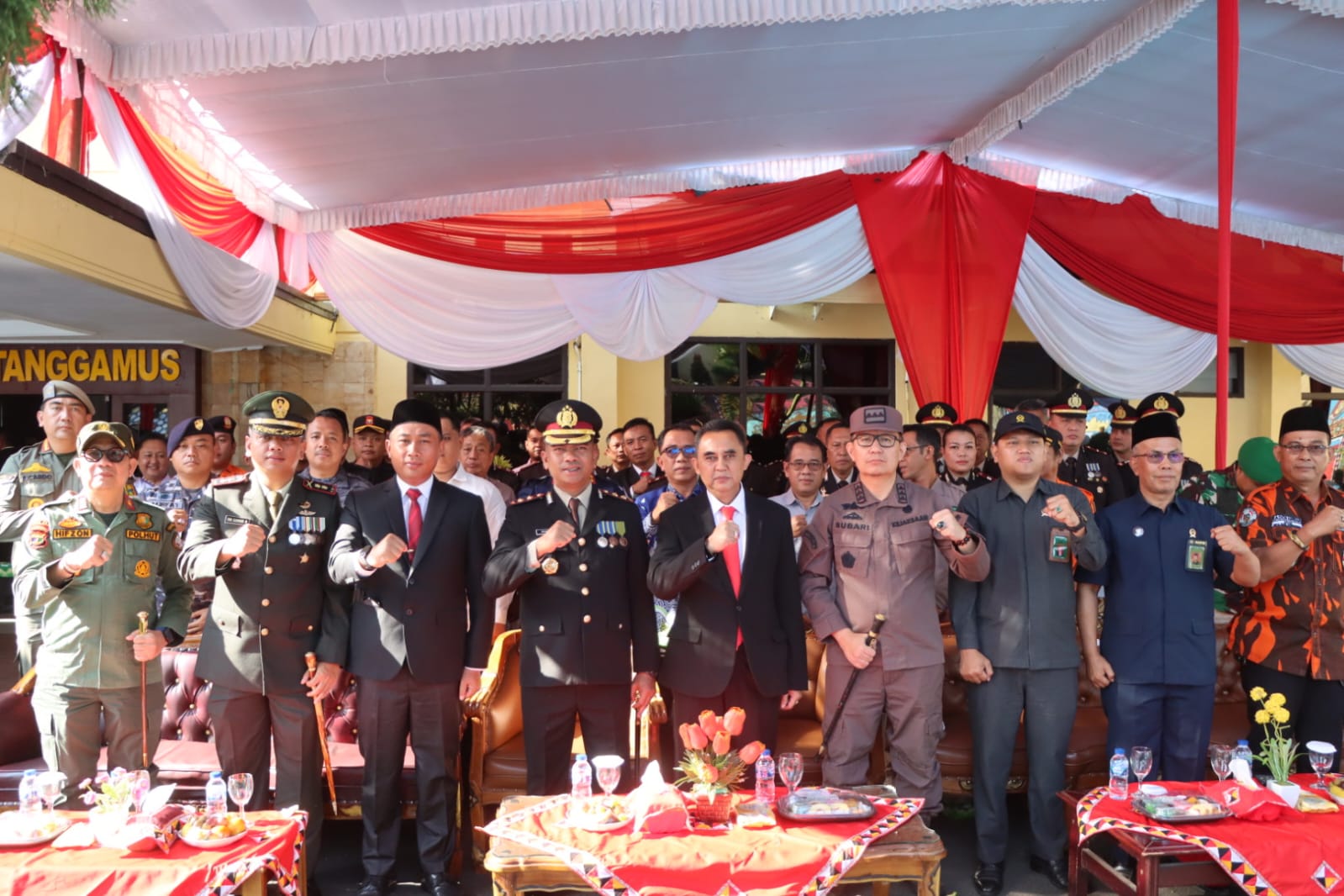 Polres Tanggamus Gelar Upacara Hari Bhayangkara ke 80