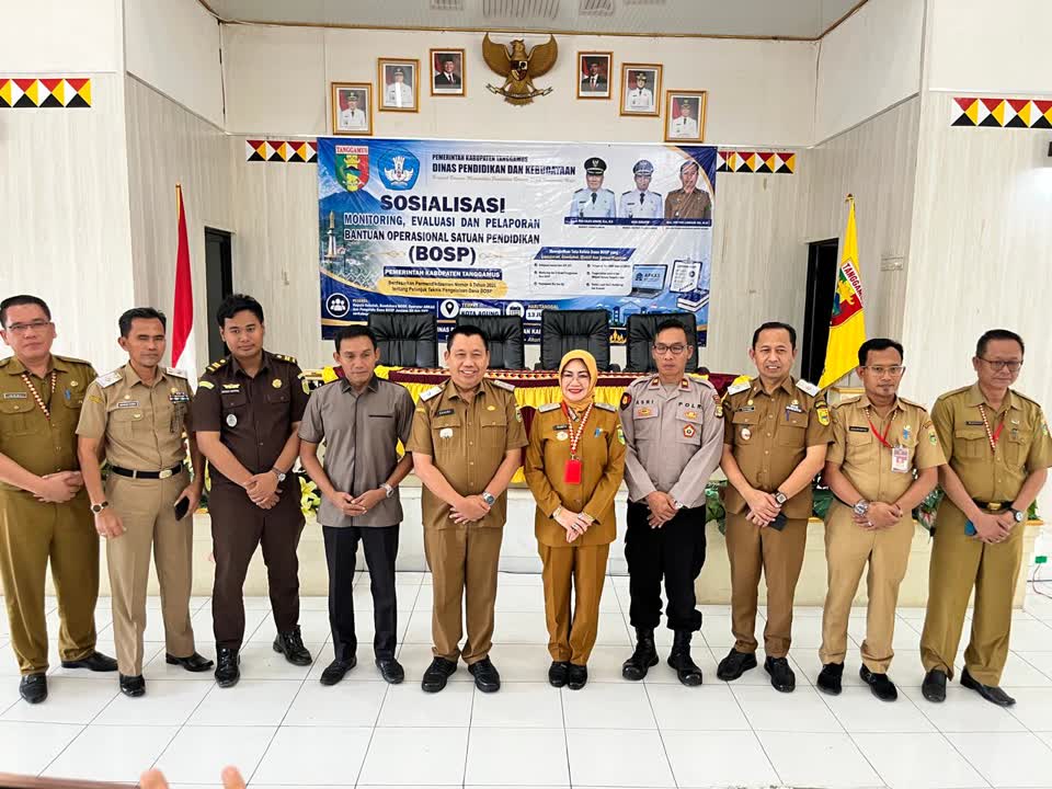 Disdikbud Tanggamus Gelar Sosialisasi Monev Pelaporan Dana BOSP