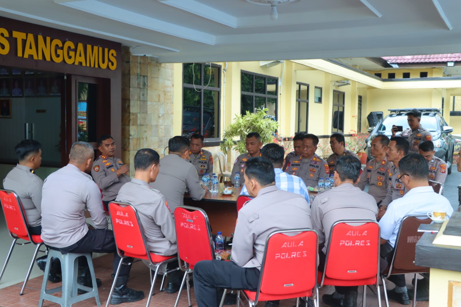Kapolres Tanggamus Tekankan Pendataan Logistik dan Kesiapsiagaan Personel Hadapi Bencana