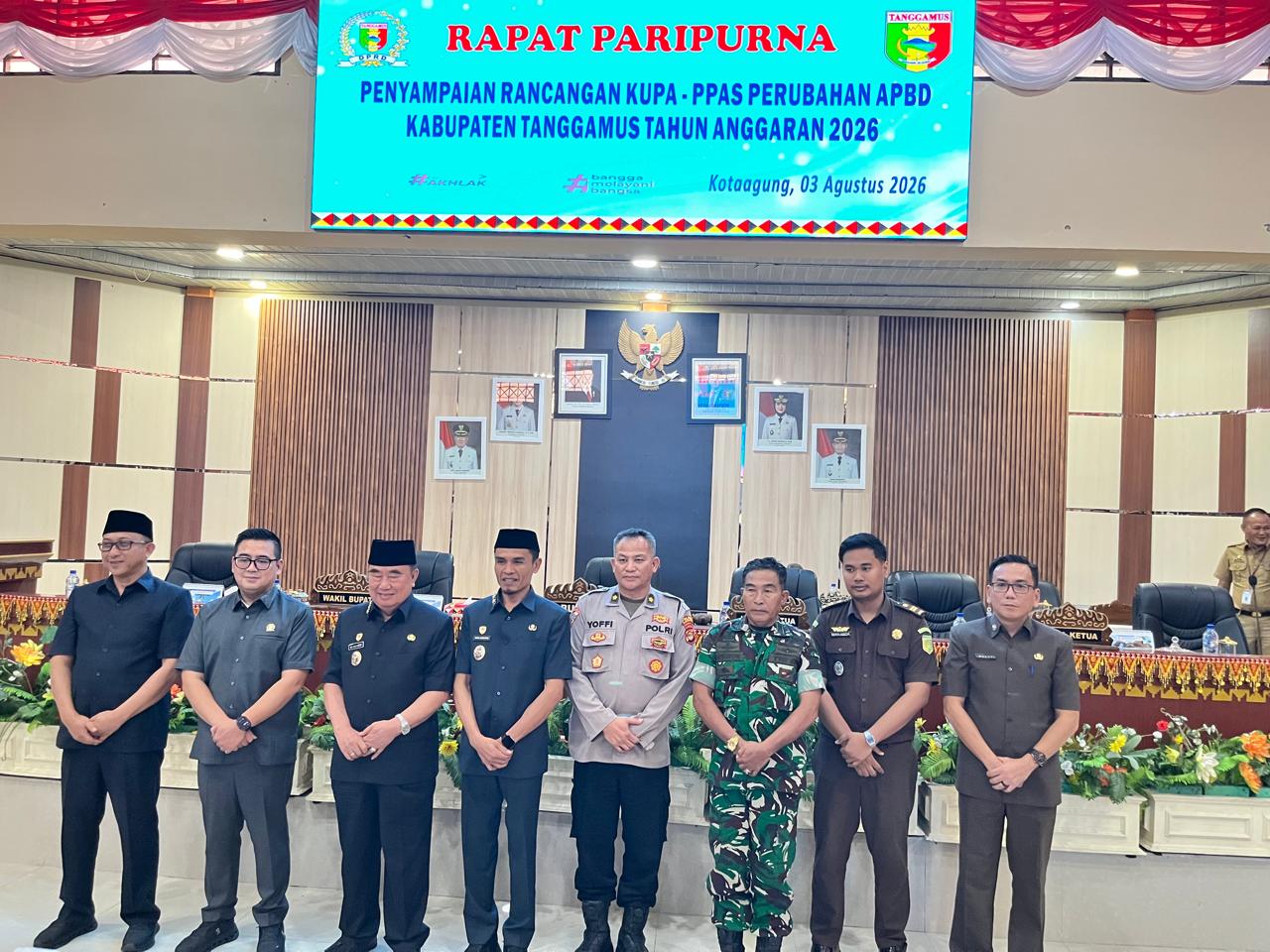 Bupati Tanggamus Hadiri Rapat Paripurna KUPA-PPAS Perubahan 2026