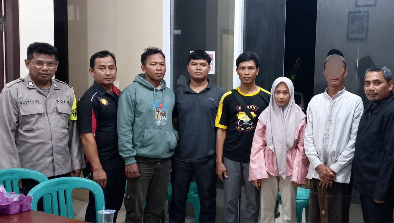 Polsek Limau Terima Penyerahan Gadis Kota Agung yang Dilaporkan Meninggalkan Rumah