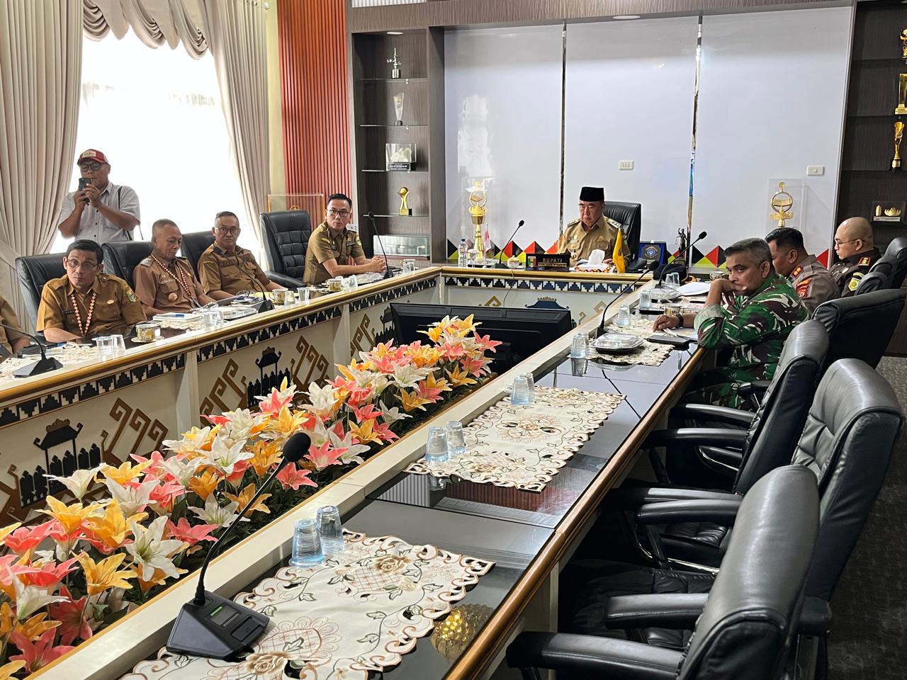 Bahas El Nino dan Karhutla, Bupati Tanggamus Ikuti Rapat Menko Polkam Secara Daring