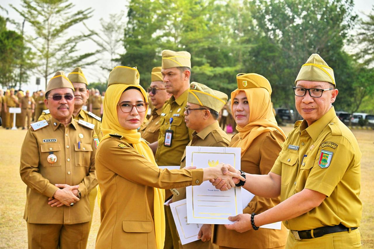 Belum Genap 1 Bulan Promosi Sekretaris Disnaker, Riswanda Djunaidi Resmi Jabat Kadis PUPR Pesawaran