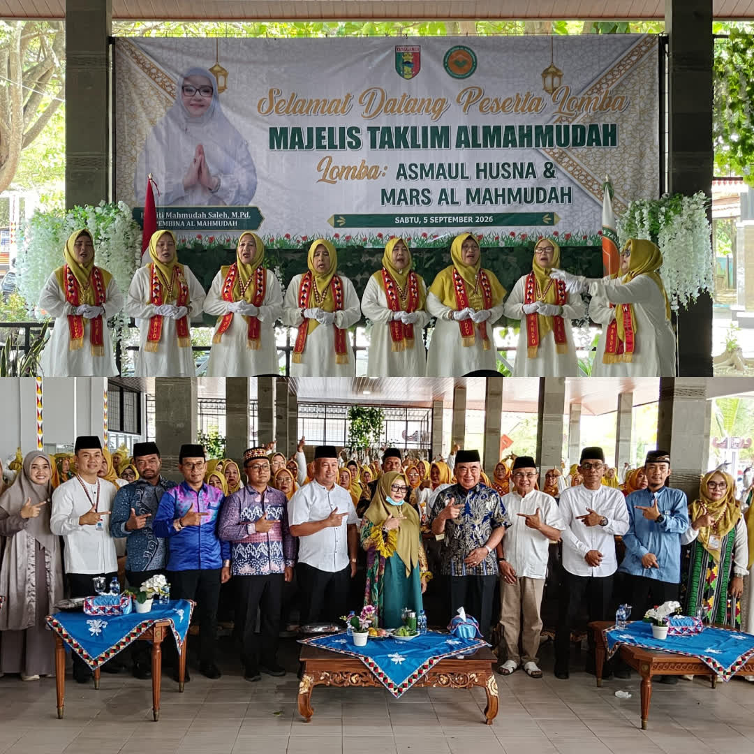 Peringati Milad Kedua, Majelis Taklim Al Mahmudah Gelar Lomba Asmaul Husna dan Mars Al Mahmudah