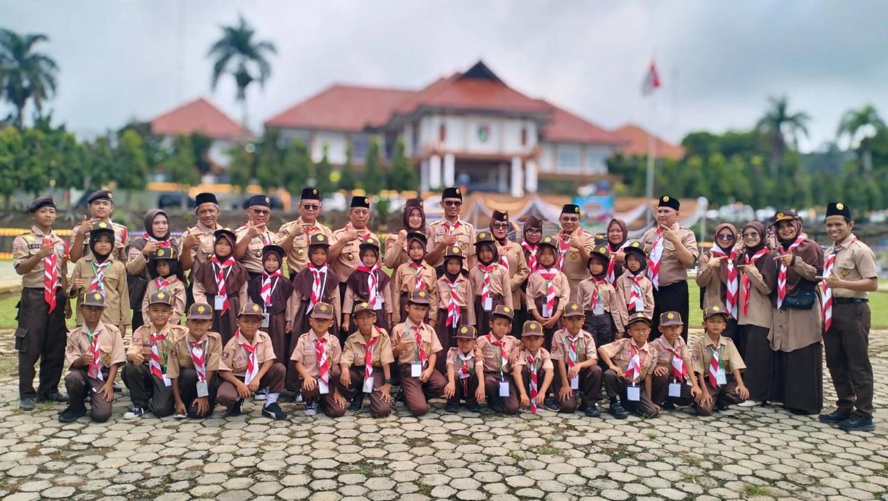 Kwarcab Tanggamus Gelar Bazar Siaga 2026, Kakak Agus Suranto: Anak-Anakku, Tunjukkan Kalian Hebat !