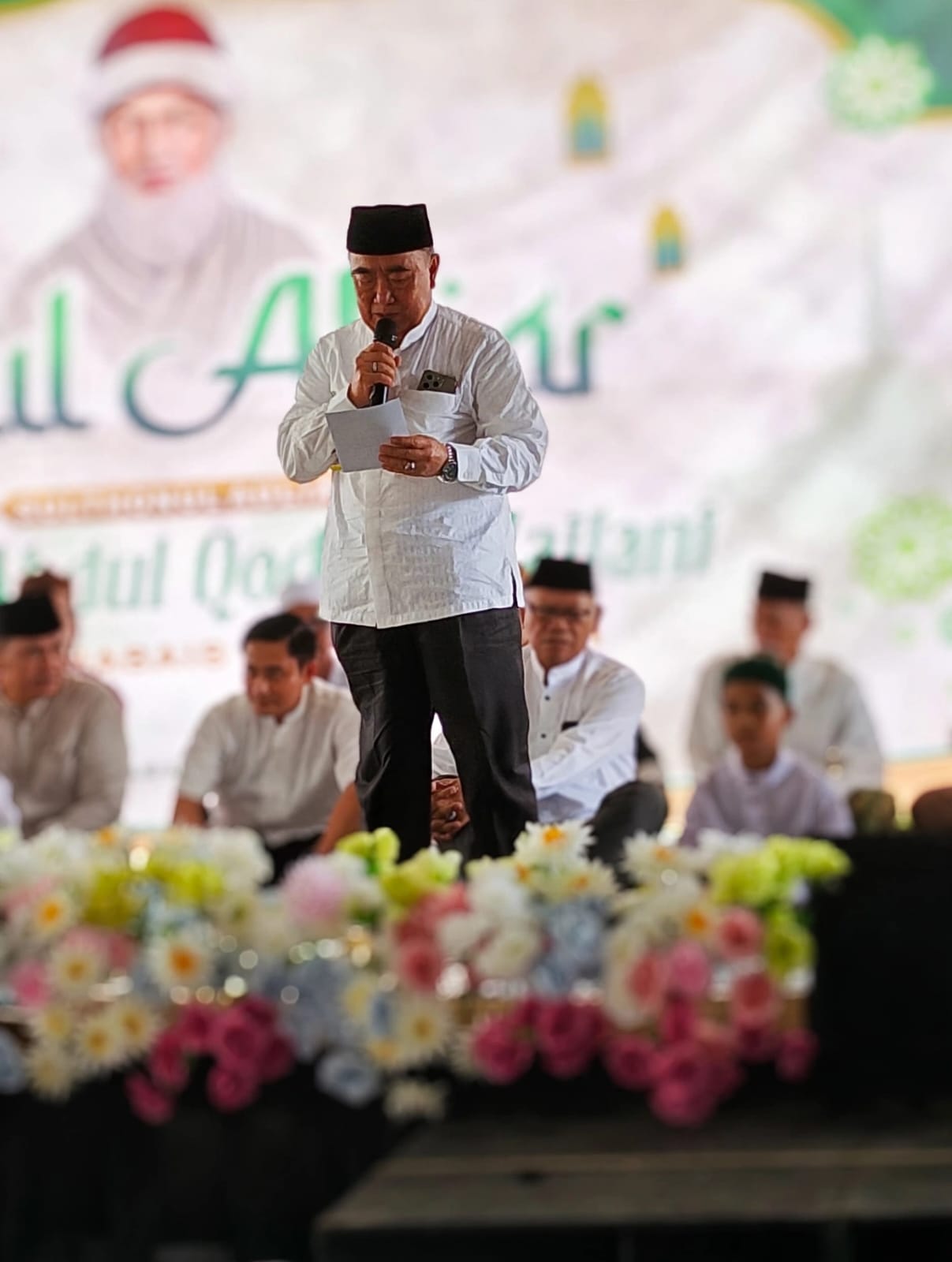 Bupati Tanggamus Hadiri Peringatan Haul Sulthonul Auliya As-Syaikh Abdul Qadir Al-Jailani