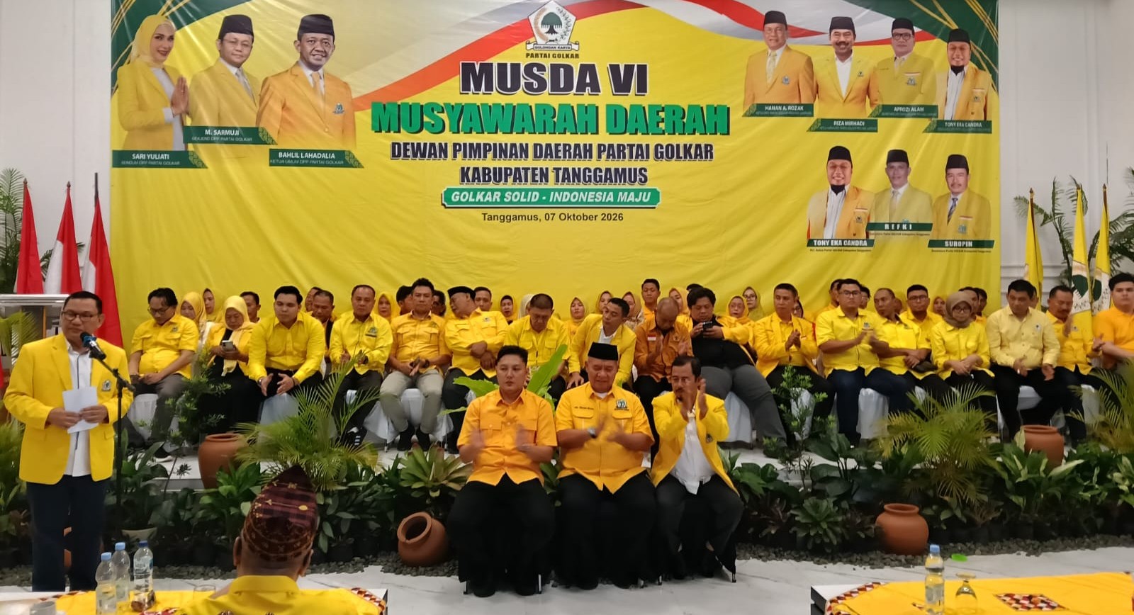 Aklamasi, Abi Hasan Muan Resmi Jabat Ketua DPD II Golkar Kabupaten Tanggamus
